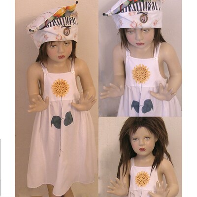 CUT-and-SEW Sunflower Child Dress - image1